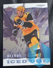2020-21 Upper Deck Allure ICED OUT Evgeni Malkin #IO-1 Pittsburgh Penguins